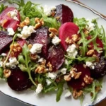 Roasted Beet and Arugula Salad