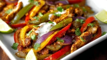 Sheet Pan Chicken Fajitas