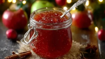 Spiced Christmas Apple Jam