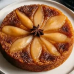 Spiced Pear Upside Down Cake