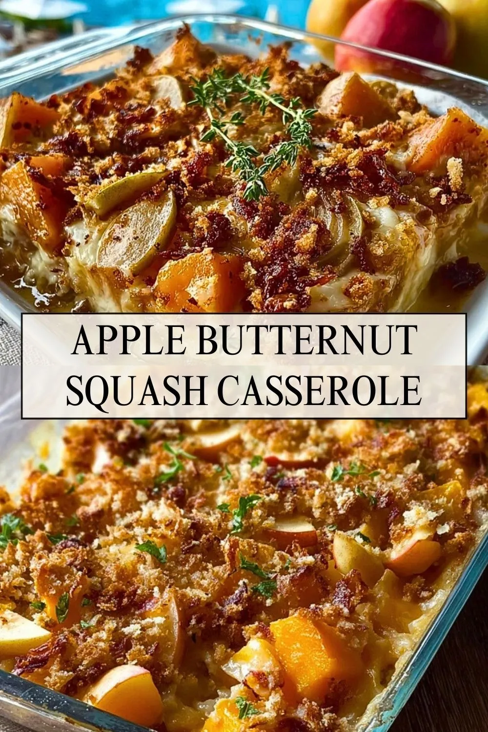 Apple Butternut Squash Casserole - Pin 1