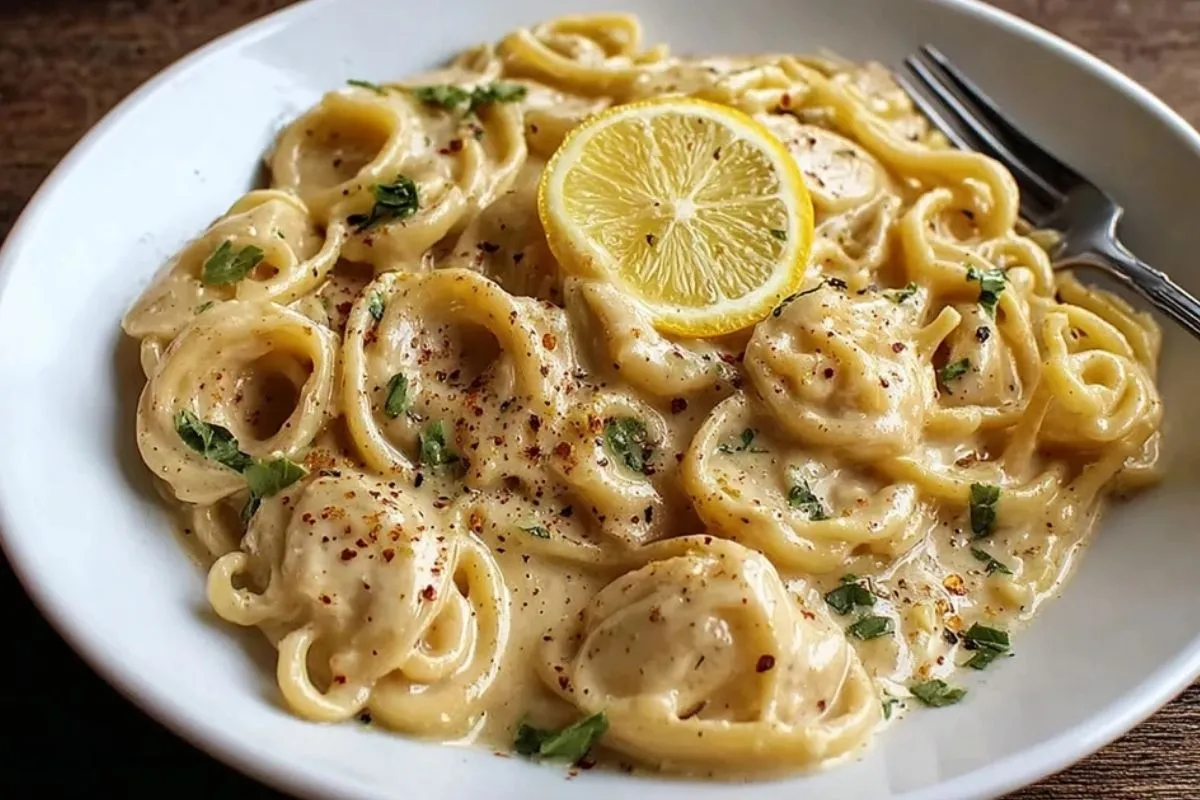 Creamy Roast Garlic and Lemon Pasta Sauce
