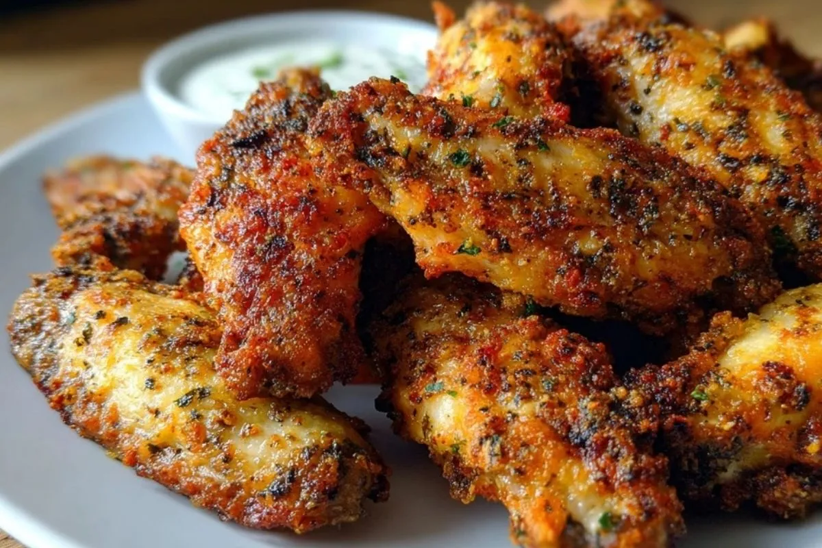 Crispy Air Fryer Ranch Wings