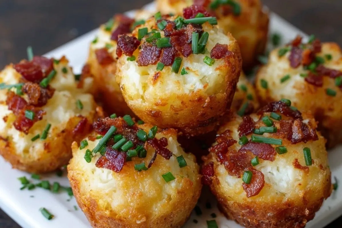 Loaded Mashed Potato Bites