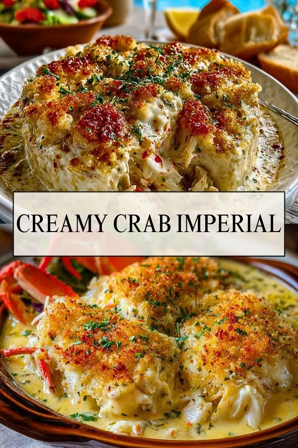 Creamy Crab Imperial - Pin 1
