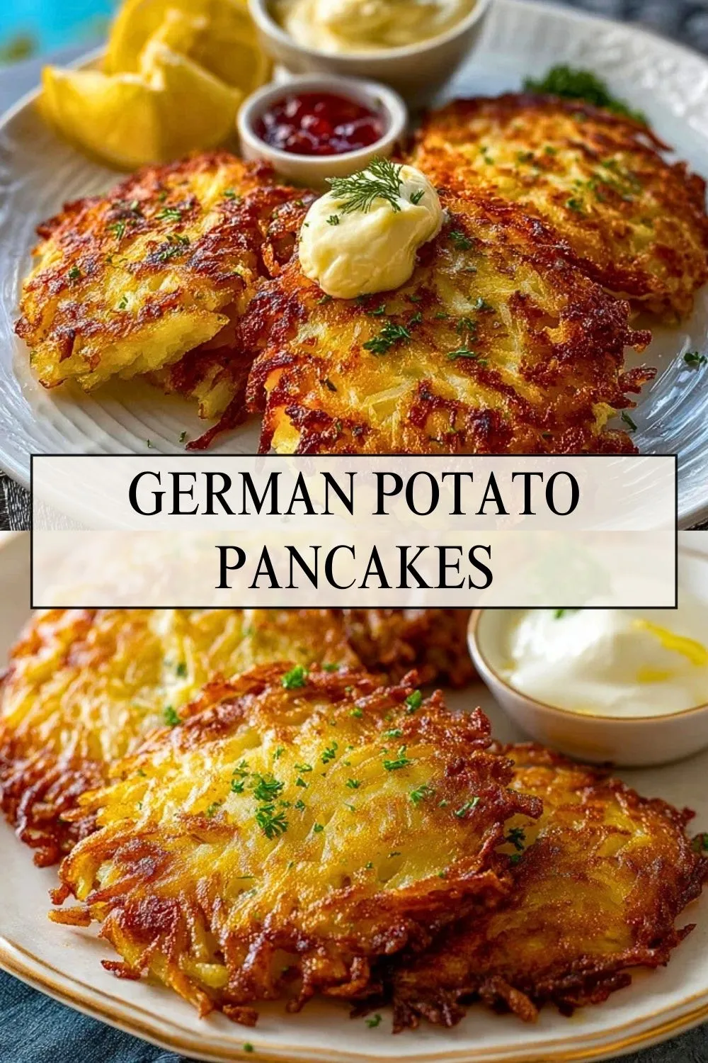 German Potato Pancakes - Pin 1