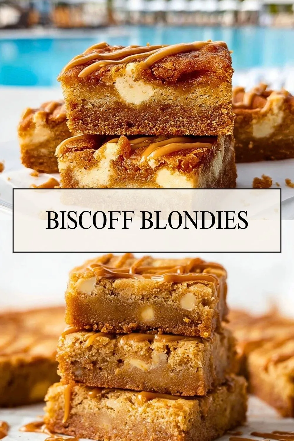 Biscoff Blondies - Pin 1