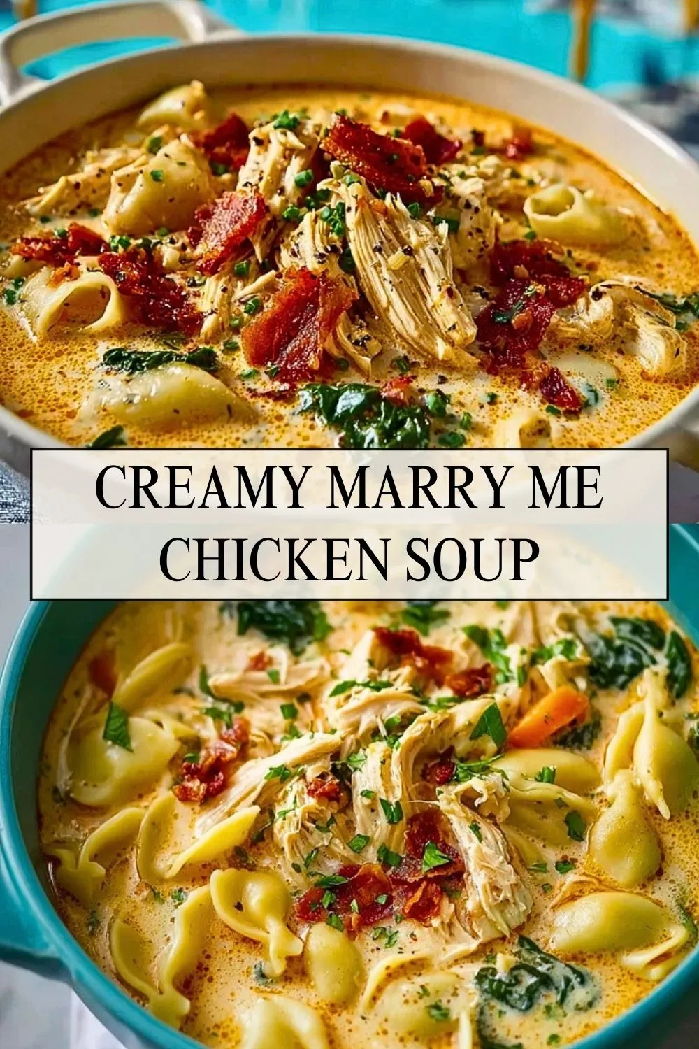 Creamy Marry Me Chicken Soup - Pin 1