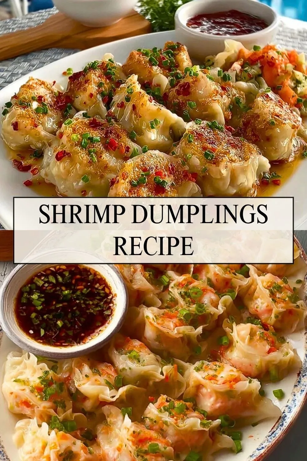 Shrimp Dumplings Recipe - Pin 1