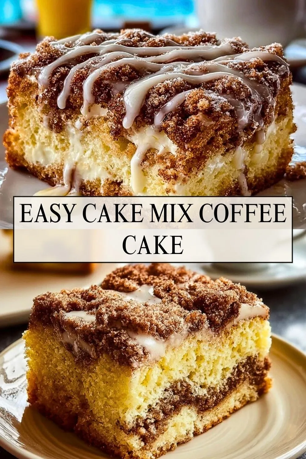 Easy Cake Mix Coffee Cake - Pin 1