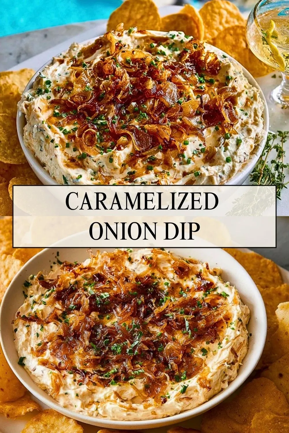 Caramelized Onion Dip - Pin 1