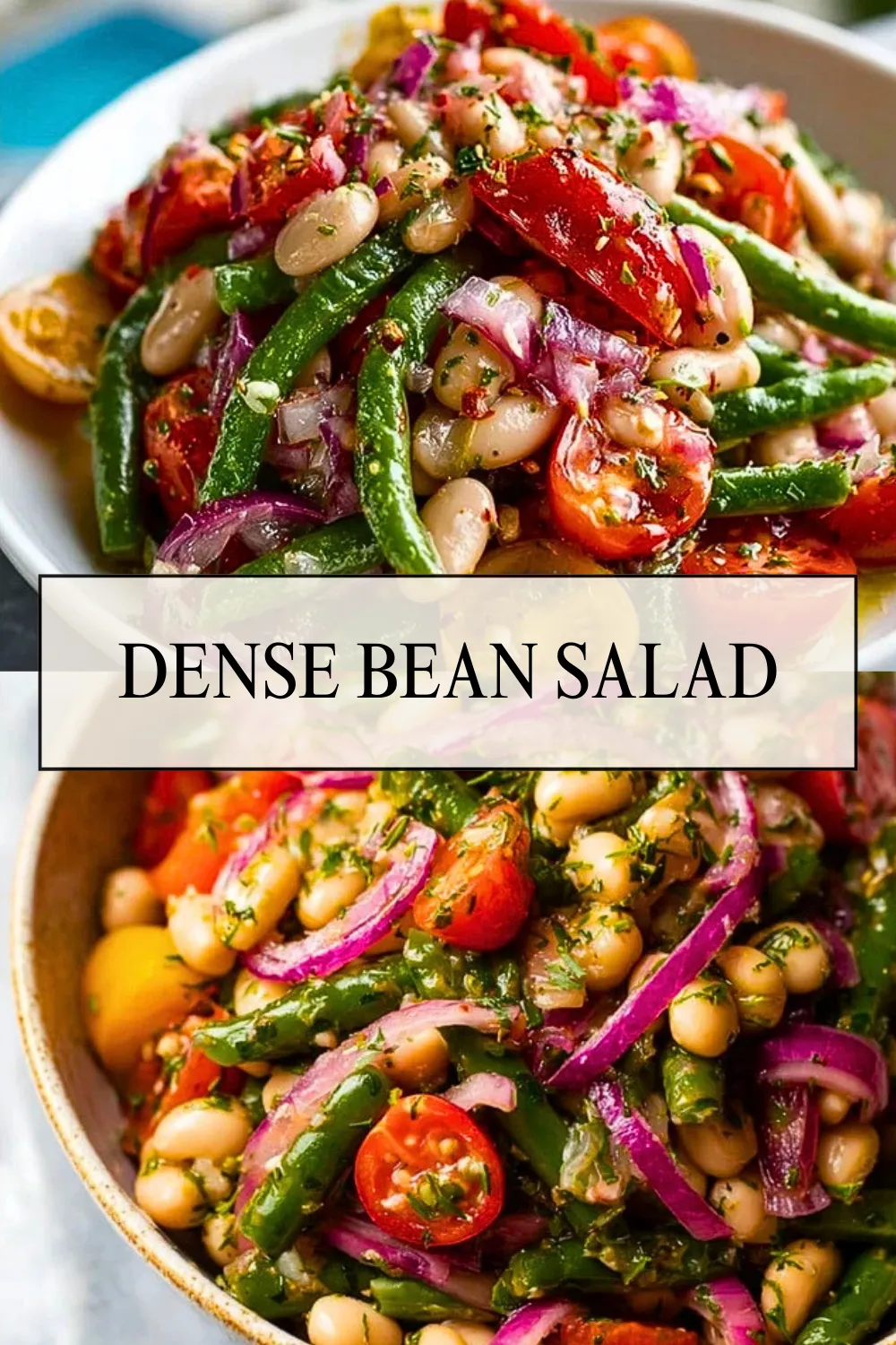 Dense Bean Salad - Pin 1