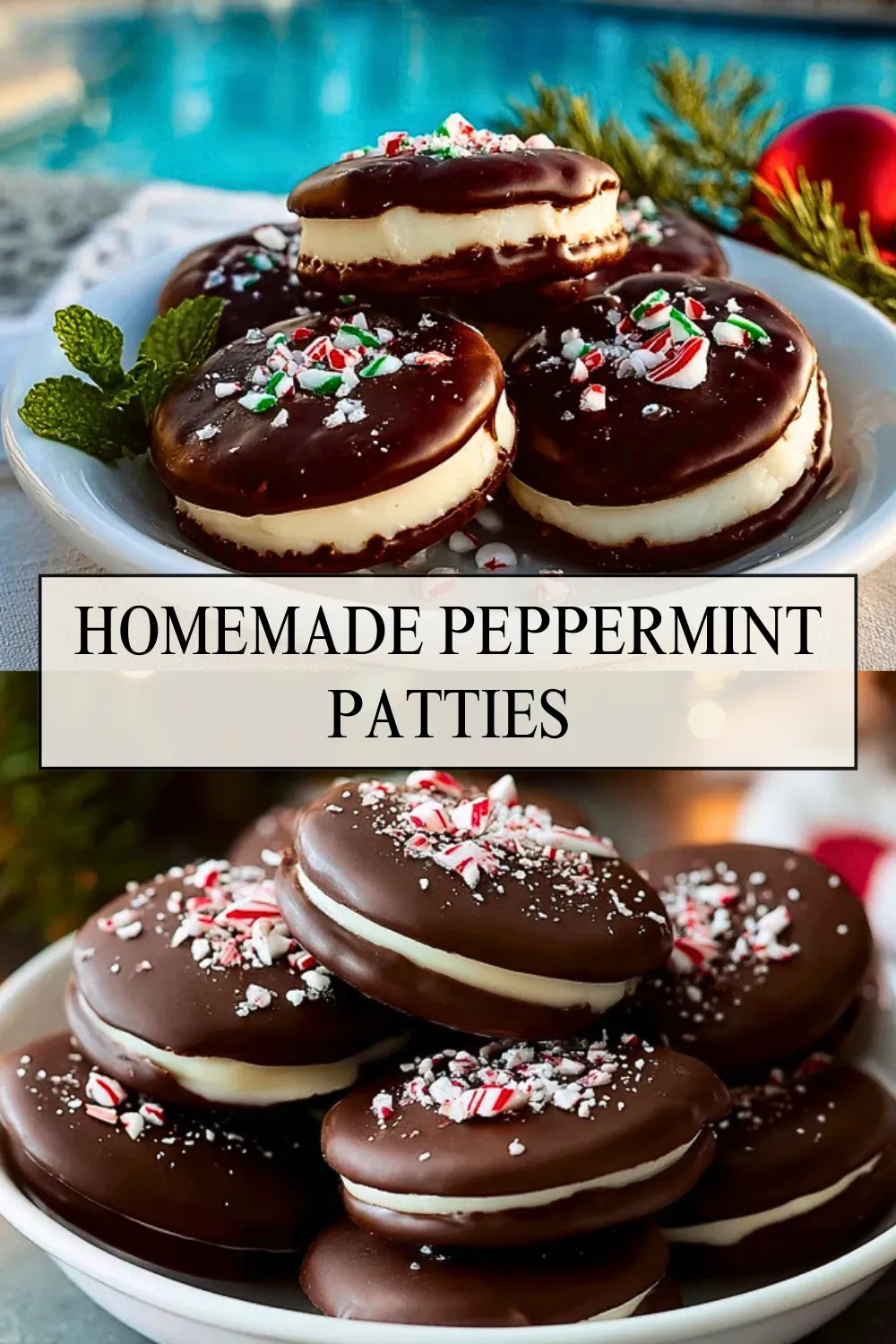 Homemade Peppermint Patties - Pin 1