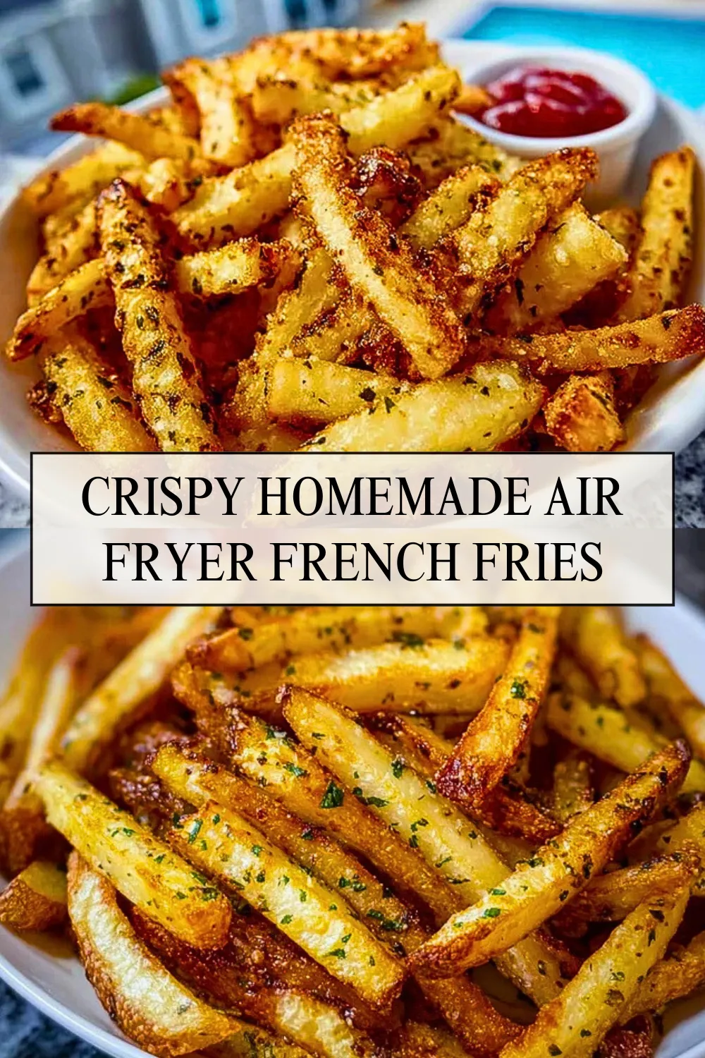 Crispy Homemade Air Fryer French Fries - Pin 1