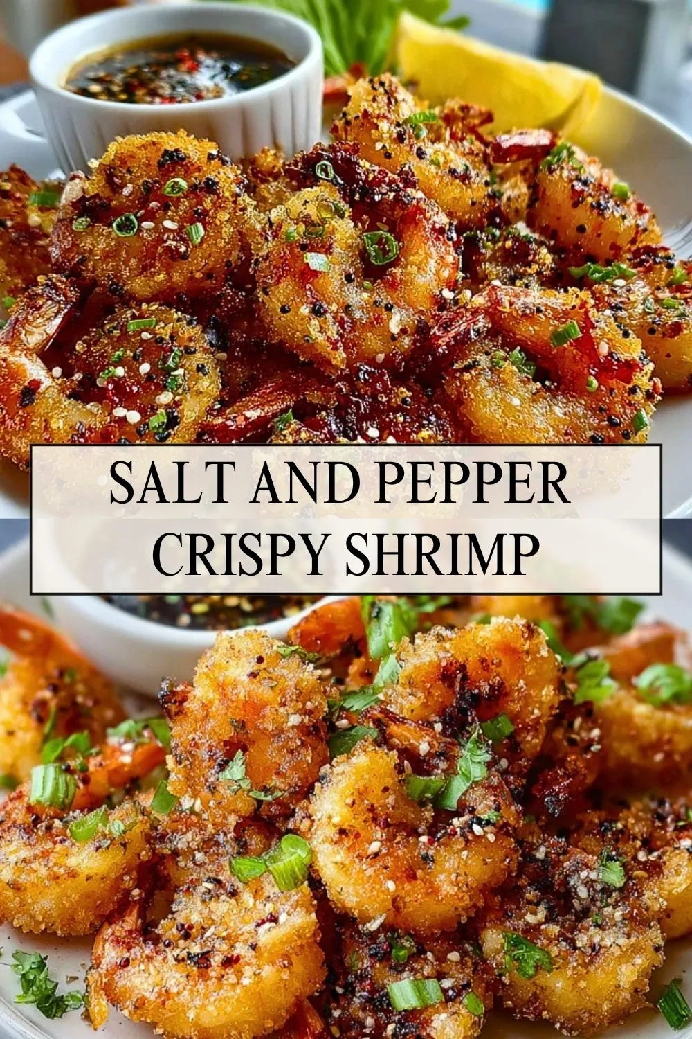 Salt and Pepper Crispy Shrimp - Pin 1